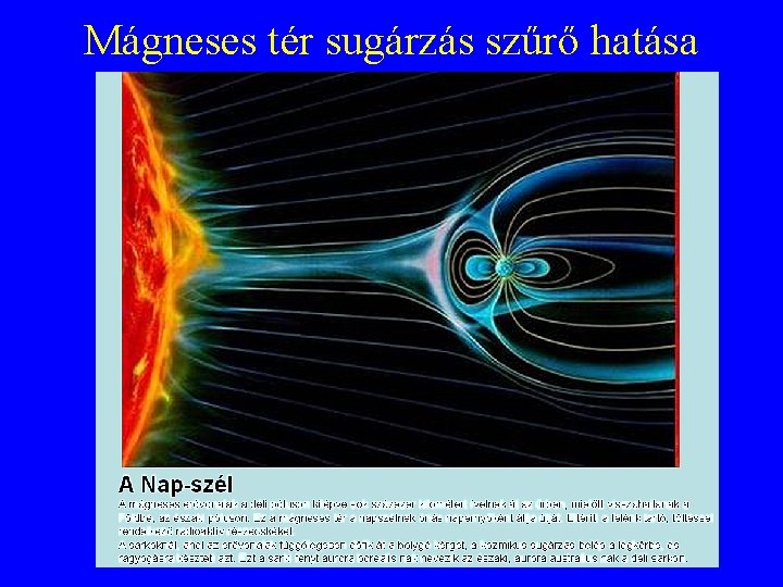 Mágneses tér sugárzás szűrő hatása 
