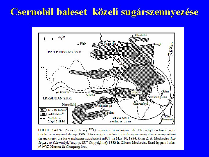 Csernobil baleset közeli sugárszennyezése Csernobil baleset közeli sugárszennyezése