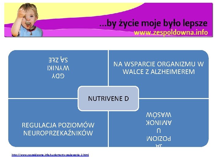 GDY WYNIKI SĄ ZŁE NA WSPARCIE ORGANIZMU W WALCE Z ALZHEIMEREM NUTRIVENE D http: