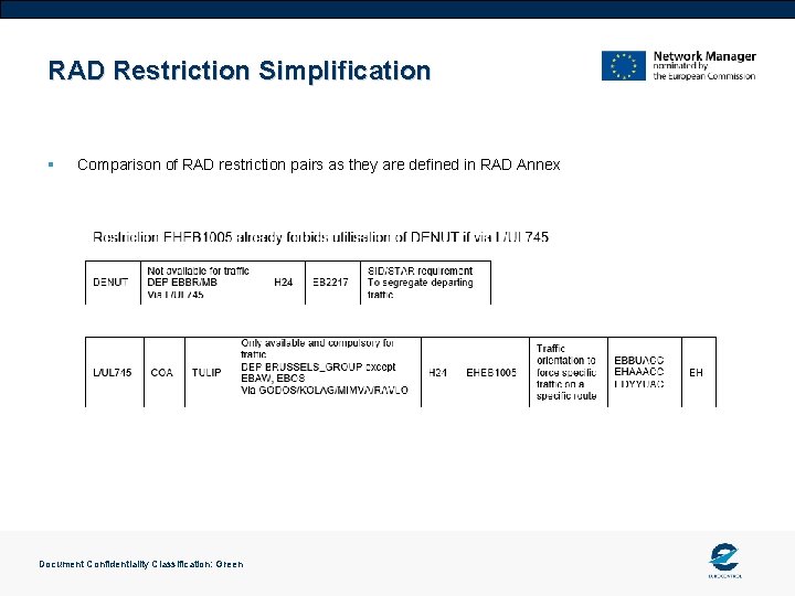 RAD Restriction Simplification § Comparison of RAD restriction pairs as they are defined in