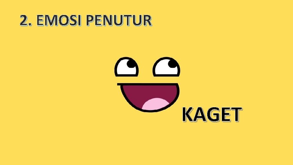 2. EMOSI PENUTUR KAGET 