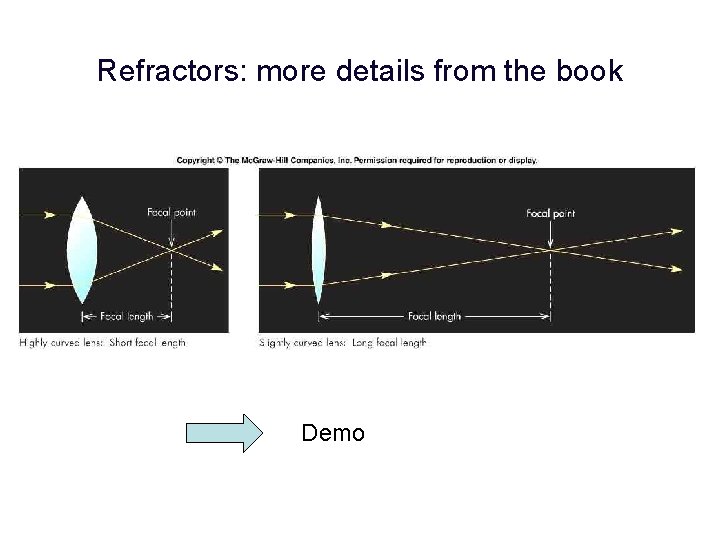 Refractors: more details from the book Demo 