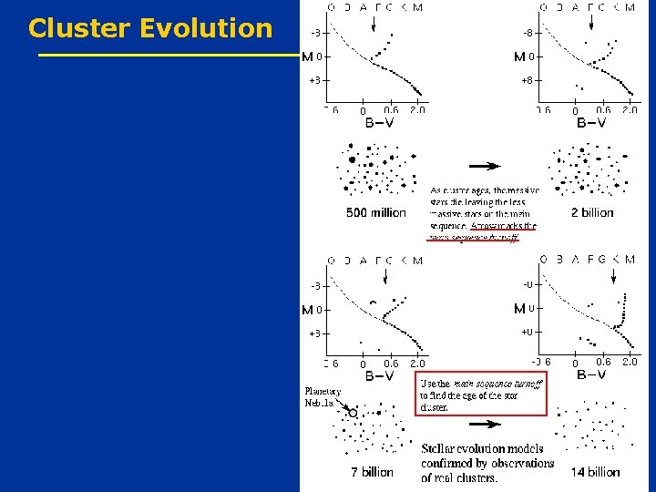 Cluster Evolution 