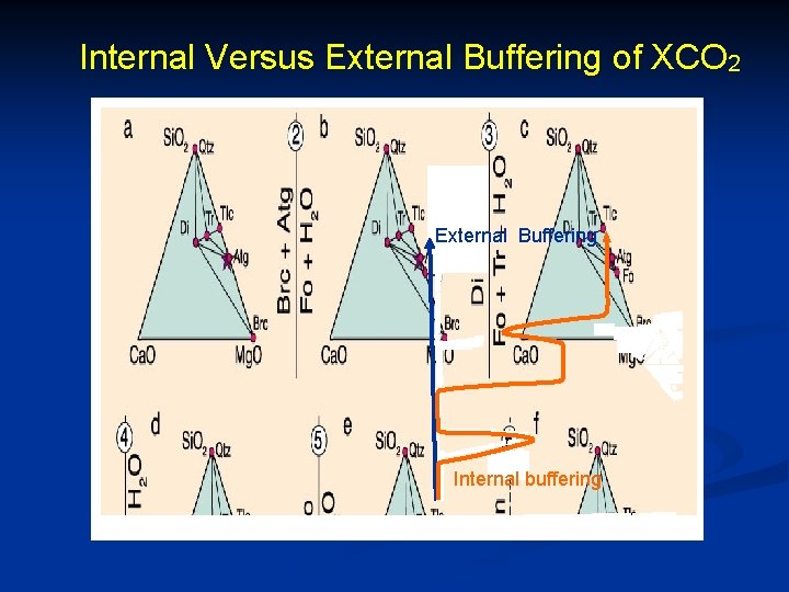 Internal Versus External Buffering of XCO 2 External Buffering Internal buffering 