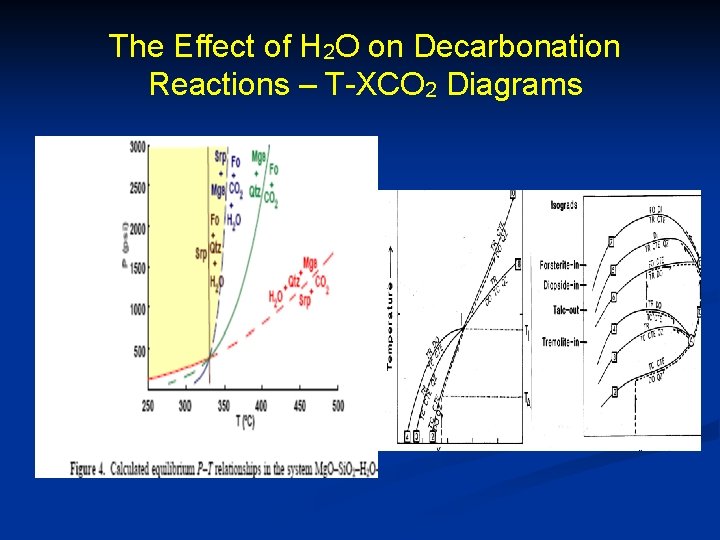 The Effect of H 2 O on Decarbonation Reactions – T-XCO 2 Diagrams 