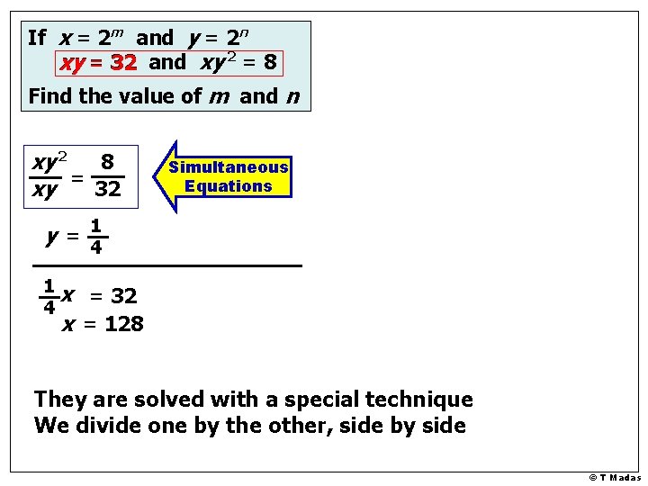 If x = 2 m and y = 2 n xy = 32 and If x = 2 m and y = 2 n xy = 32 and