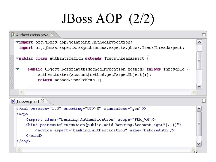 JBoss AOP (2/2) 95 