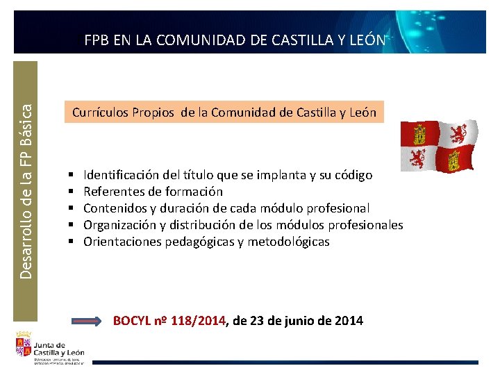 Desarrollo de la FP Básica FFPB EN LA COMUNIDAD DE CASTILLA Y LEÓN Currículos