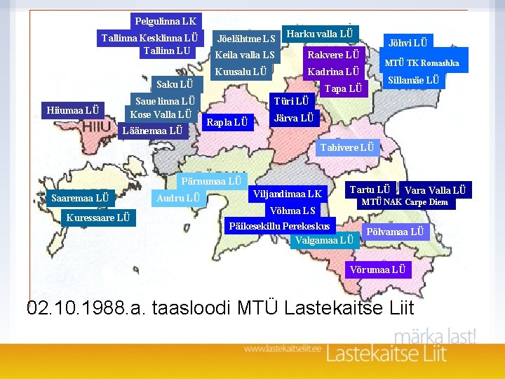 Pelgulinna LK Tallinna Kesklinna LÜ Tallinn LÜ Jõelähtme LS Harku valla LÜ Keila valla Pelgulinna LK Tallinna Kesklinna LÜ Tallinn LÜ Jõelähtme LS Harku valla LÜ Keila valla