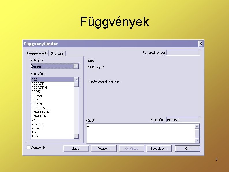 Függvények 3 