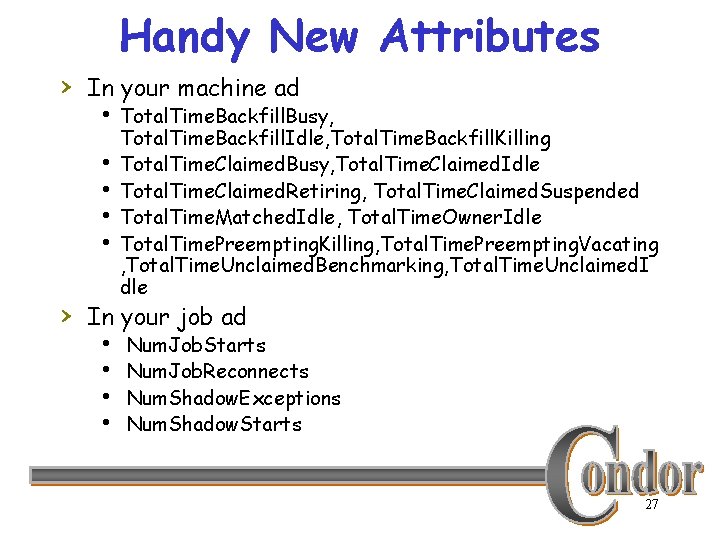 Handy New Attributes › In your machine ad h Total. Time. Backfill. Busy, Total.