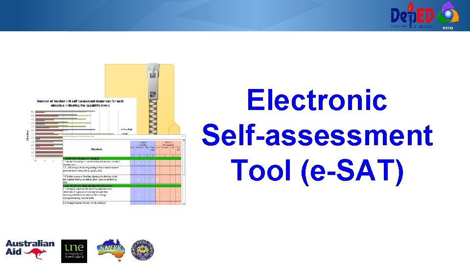 RCTQ Electronic Self-assessment Tool (e-SAT) 