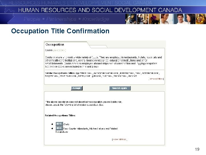 Occupation Title Confirmation 19 