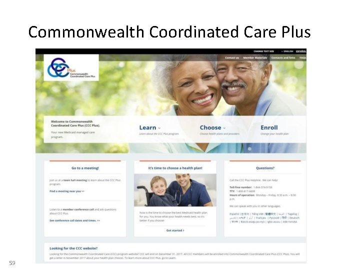 Commonwealth Coordinated Care Plus 59 