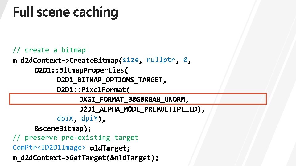 // create a bitmap size dpi. X dpi. Y // preserve pre-existing target Com. // create a bitmap size dpi. X dpi. Y // preserve pre-existing target Com.