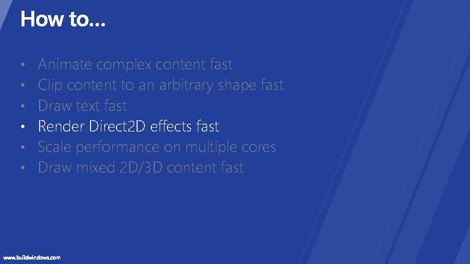 • • • Animate complex content fast Clip content to an arbitrary shape • • • Animate complex content fast Clip content to an arbitrary shape