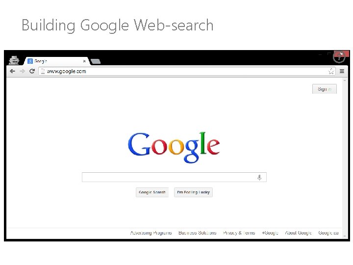 Building Google Web-search 