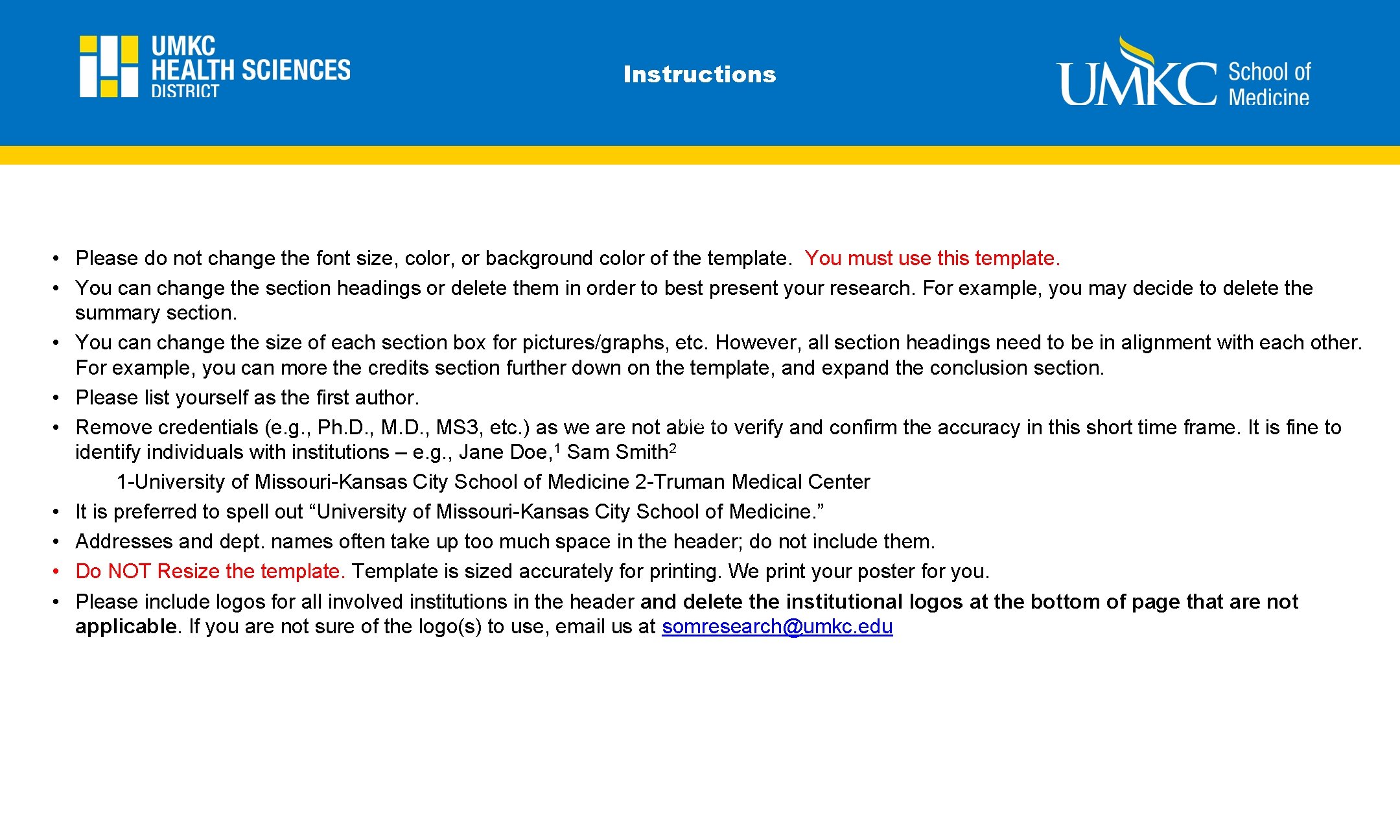 Title of Poster Authors names Instructions Affiliations • Please do not change the font