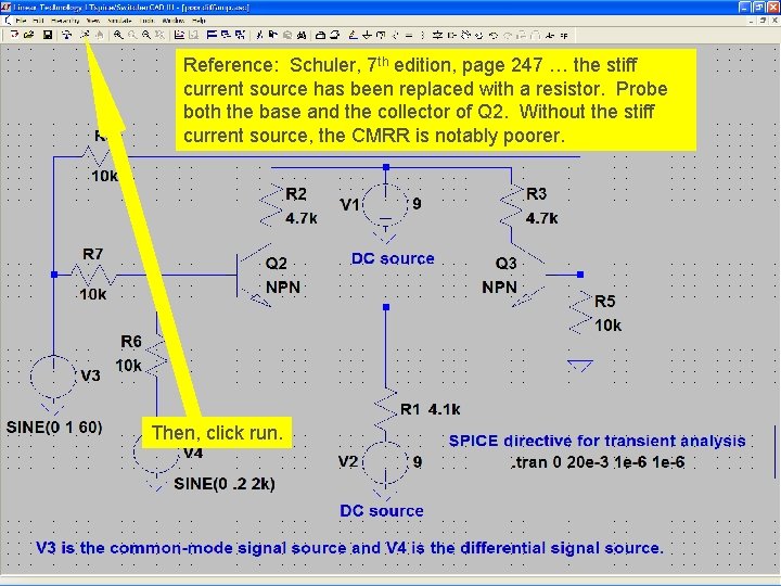 Reference: Schuler, 7 th edition, page 247 … the stiff current source has been