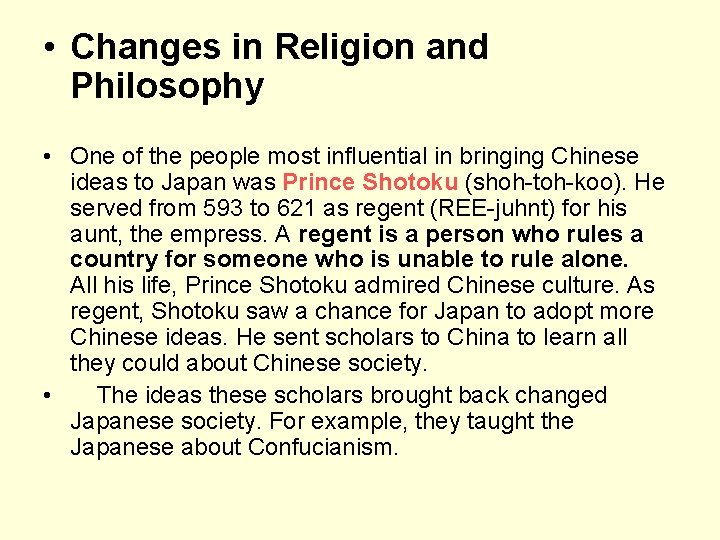  • Changes in Religion and Philosophy • One of the people most influential