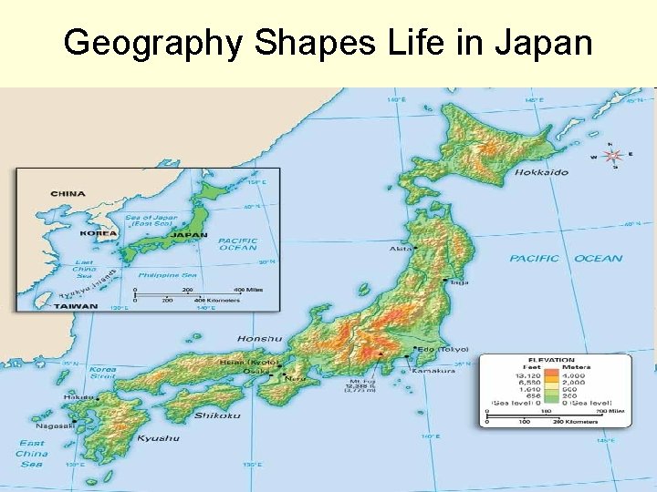 Geography Shapes Life in Japan 