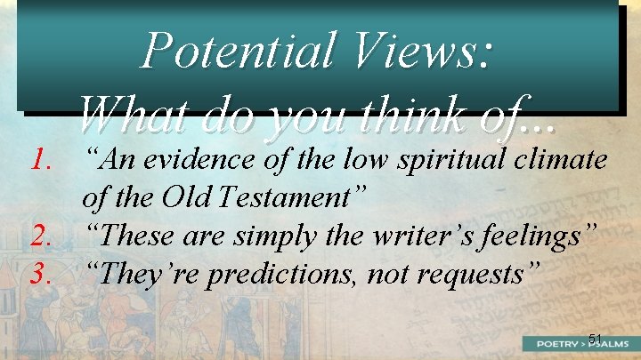 Potential Views: What do you think of. . . 1. “An evidence of the Potential Views: What do you think of. . . 1. “An evidence of the