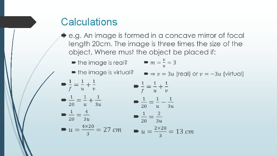 Calculations 