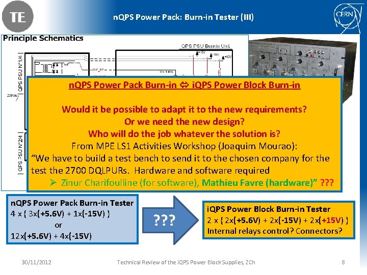 n. QPS Power Pack: Burn-in Tester (III) n. QPS Power Pack Burn-in i. QPS