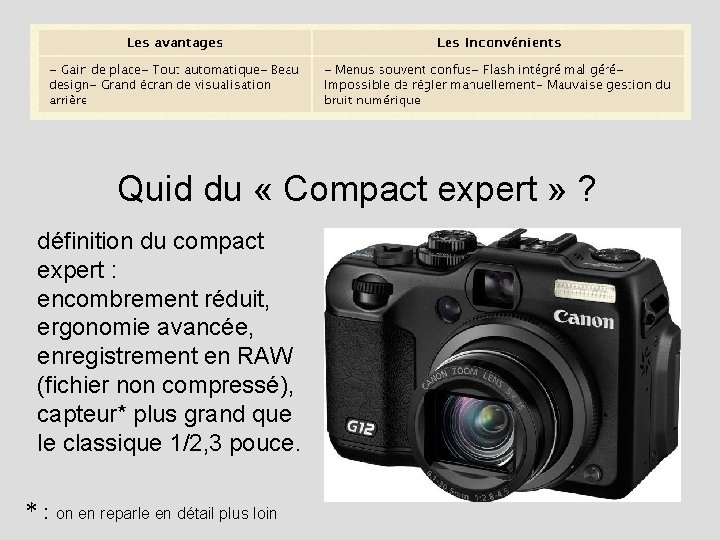 Quid du « Compact expert » ? définition du compact expert : encombrement réduit,