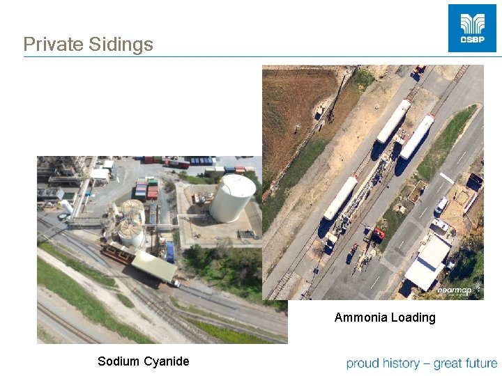Private Sidings Ammonia Loading Sodium Cyanide 