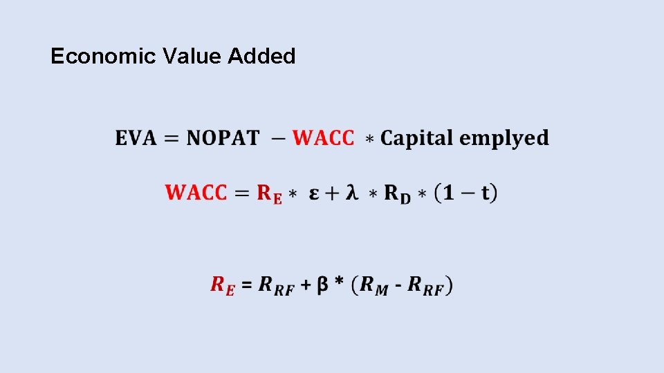 Economic Value Added • 