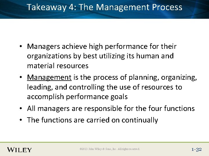 The Here Management Process Place. Takeaway Slide Title 4: Text • Managers achieve high The Here Management Process Place. Takeaway Slide Title 4: Text • Managers achieve high