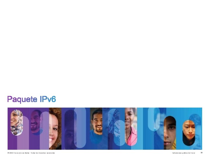 © 2013 Cisco y/o sus filiales. Todos los derechos reservados. Información pública de Cisco © 2013 Cisco y/o sus filiales. Todos los derechos reservados. Información pública de Cisco