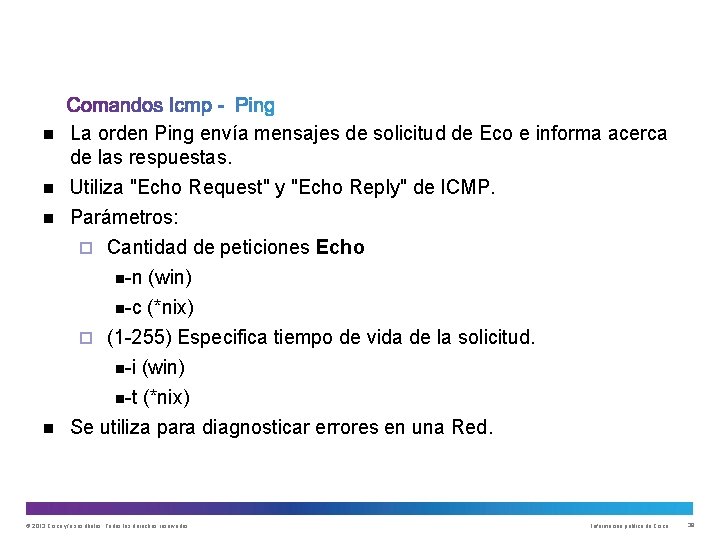 La orden Ping envía mensajes de solicitud de Eco e informa acerca de La orden Ping envía mensajes de solicitud de Eco e informa acerca de