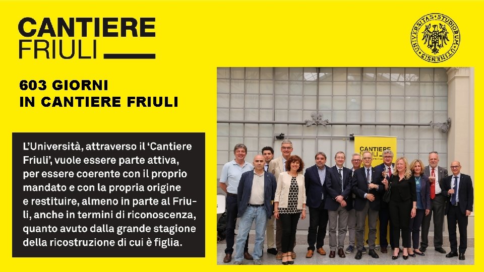 603 GIORNI IN CANTIERE FRIULI 