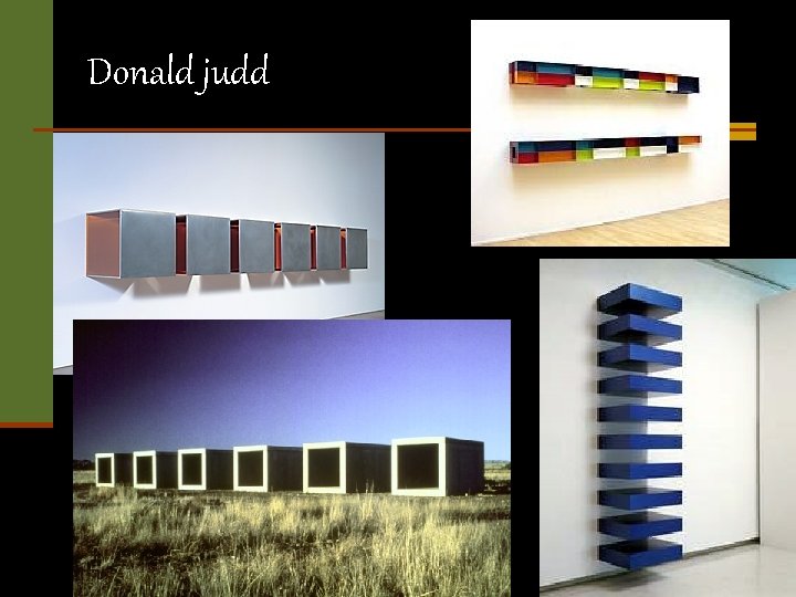 Donald judd 