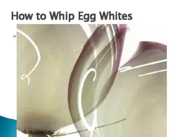 How to Whip Egg Whites 