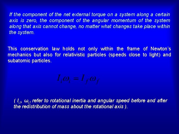 If the component of the net external torque on a system along a certain