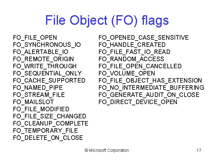 Windows Kernel Internals Object Manager David B Probert