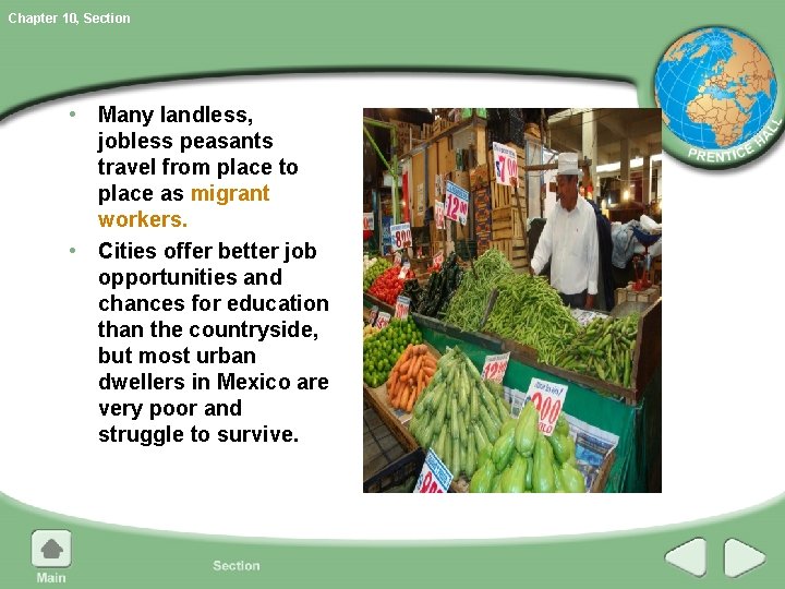 Chapter 10, Section • Many landless, jobless peasants travel from place to place as Chapter 10, Section • Many landless, jobless peasants travel from place to place as