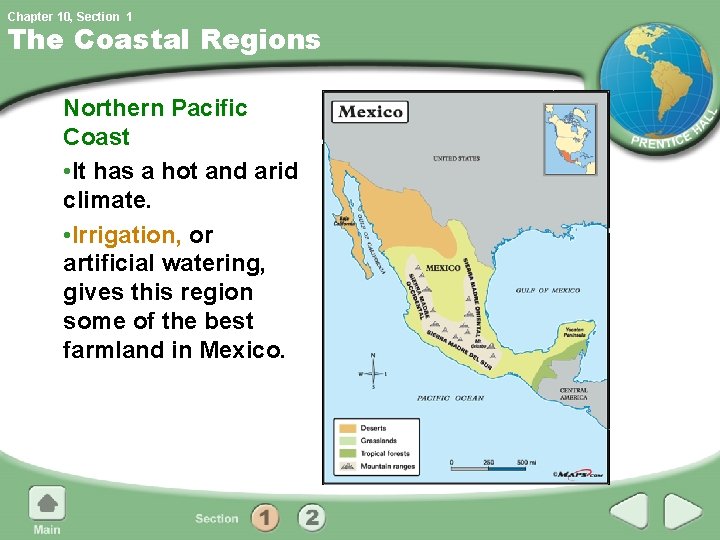 Chapter 10, Section 1 The Coastal Regions Northern Pacific Coast • It has a Chapter 10, Section 1 The Coastal Regions Northern Pacific Coast • It has a