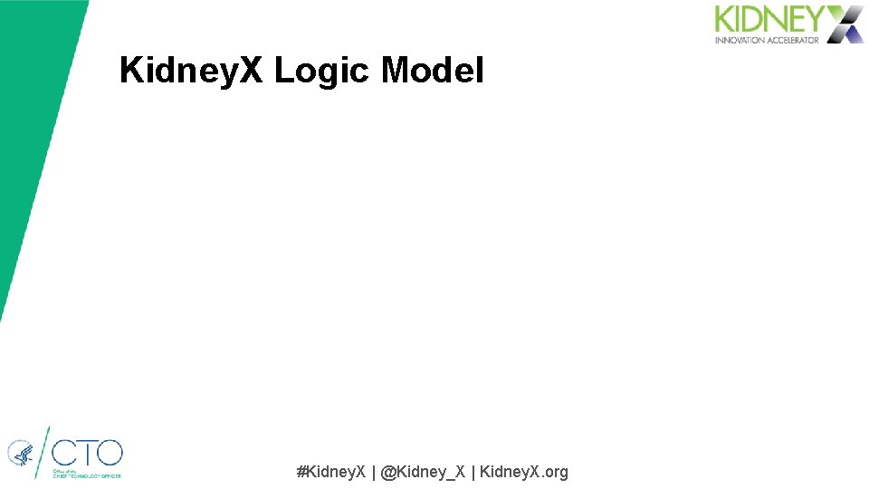 Kidney. X Logic Model #Kidney. X | @Kidney_X | Kidney. X. org Kidney. X Logic Model #Kidney. X | @Kidney_X | Kidney. X. org