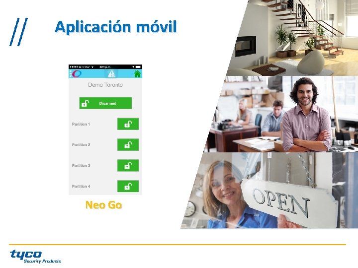Aplicación móvil Neo Go 