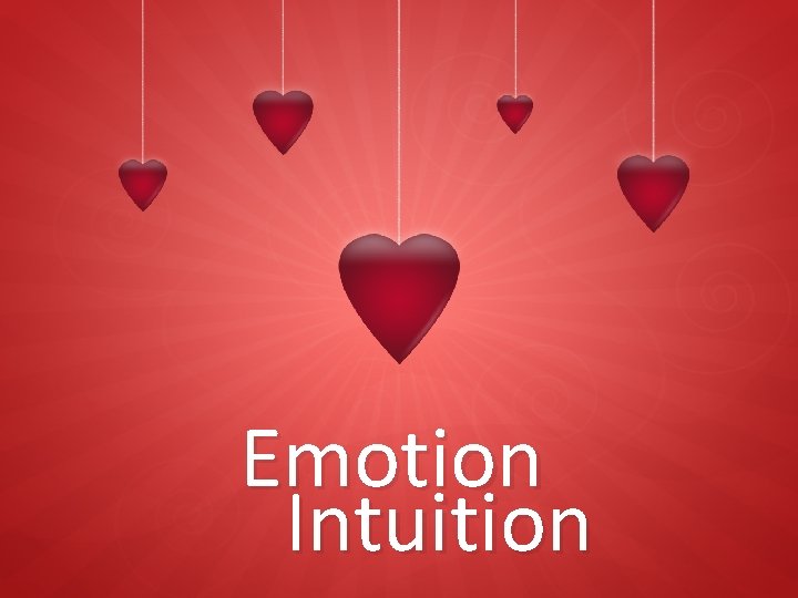 Emotion Intuition 