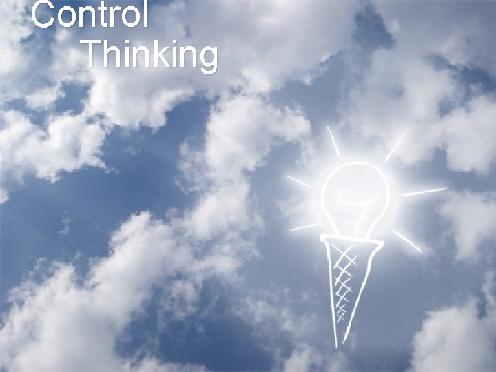 Control Thinking 