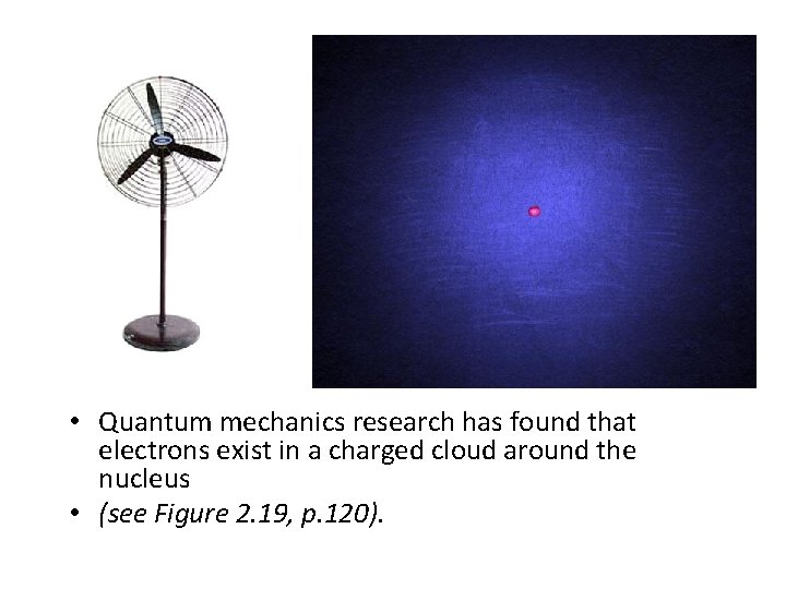  • Quantum mechanics research has found that electrons exist in a charged cloud