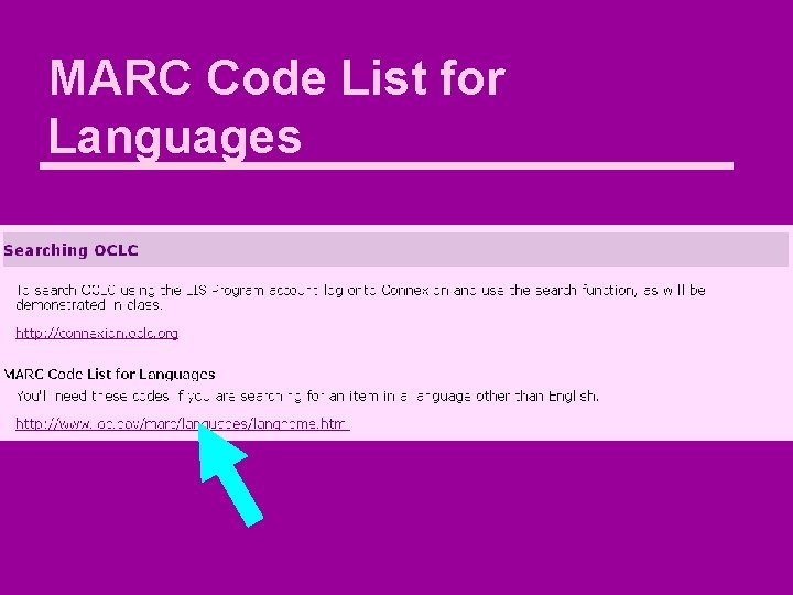 MARC Code List for Languages 