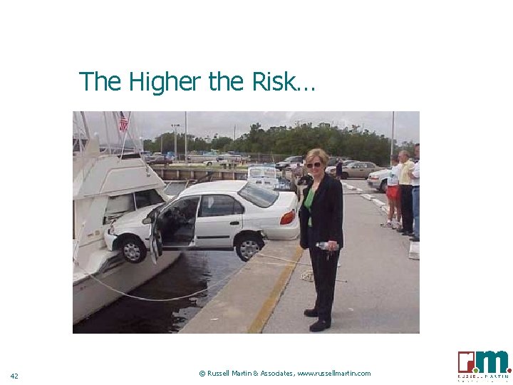 The Higher the Risk… 42 © Russell Martin & Associates, www. russellmartin. com 