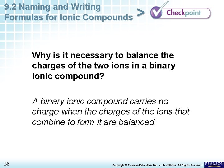 9. 2 Naming and Writing Formulas for Ionic Compounds > Why is it necessary 9. 2 Naming and Writing Formulas for Ionic Compounds > Why is it necessary