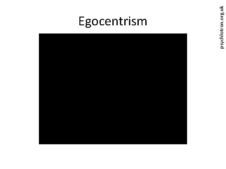 psychlotron. org. uk Egocentrism 